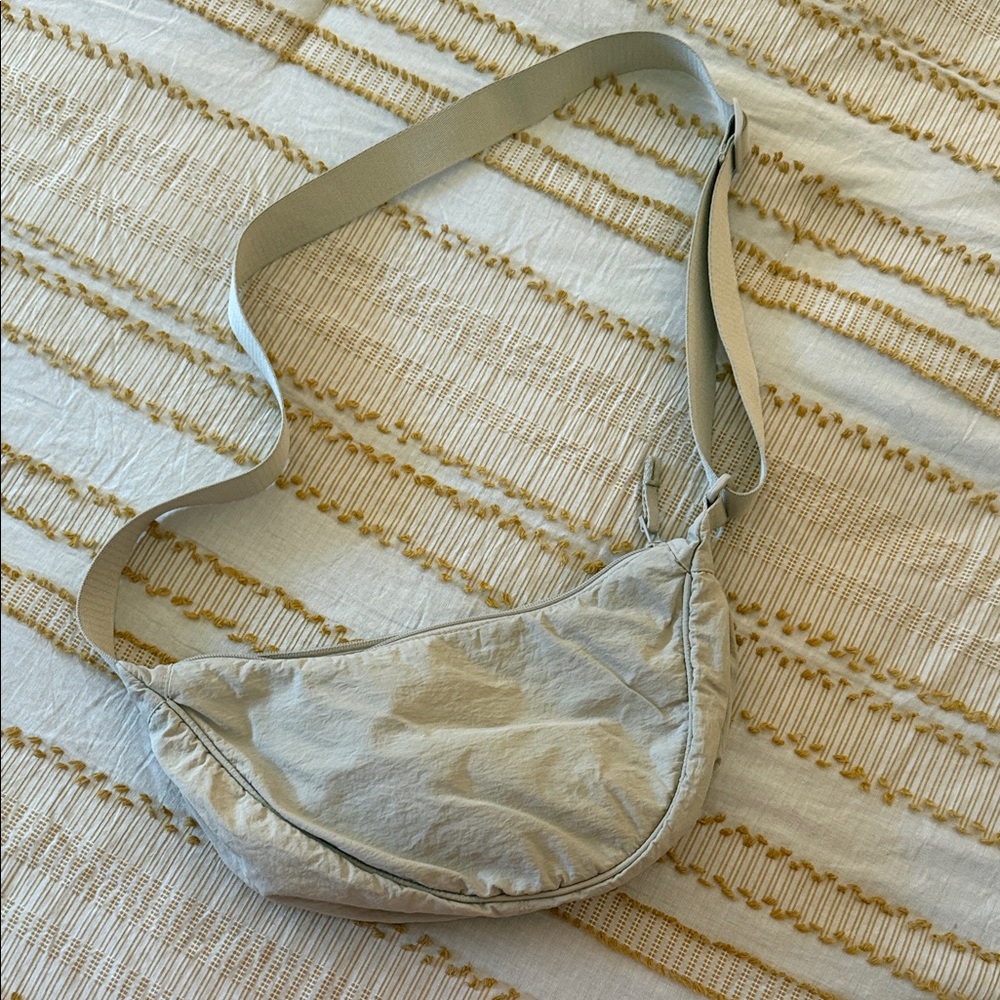 Light Beige Crossbody Sling Bag - Uniqlo